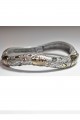Silver Golf Bangle Front